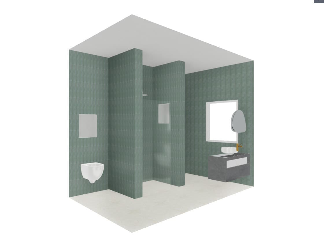 Jouw badkamer in 3D van een badkamer in Ede door Badkamerstijl