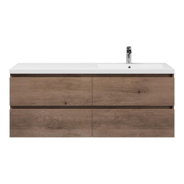 Ballum badmeubel 140 cm allicante eiken met 1 kraangat