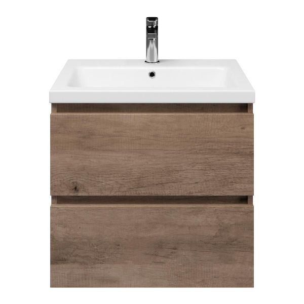 Ballum badmeubel 60 cm allicante eiken