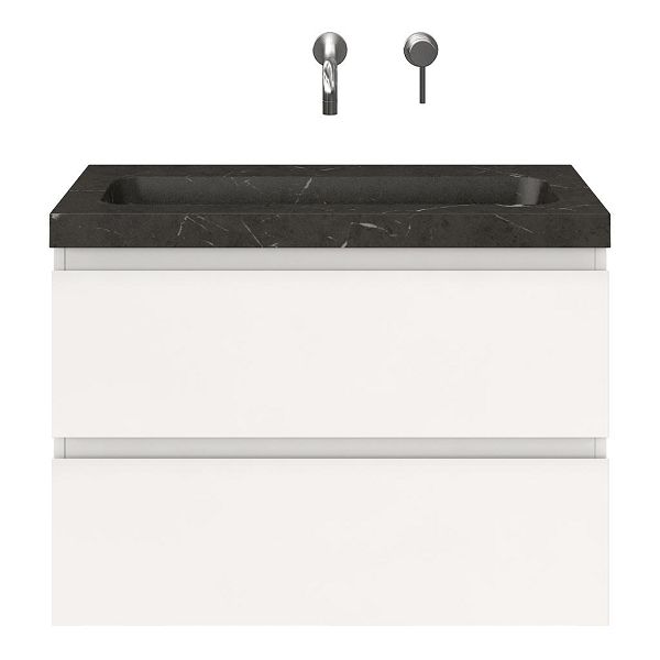 Renesse badmeubel 80 cm hoogglans wit
