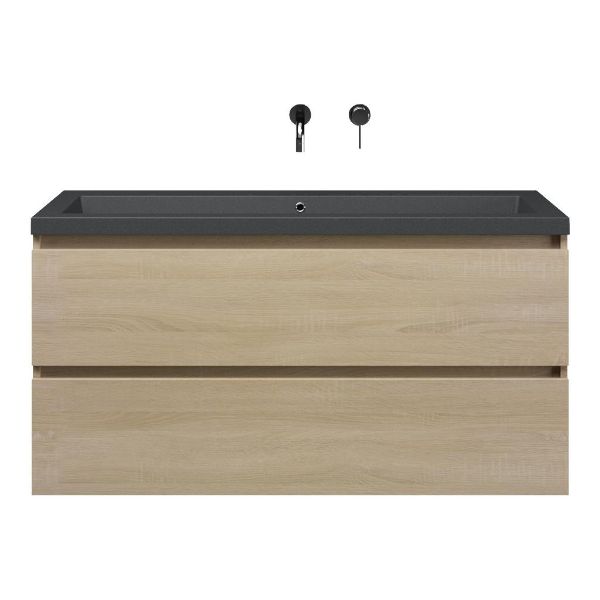 Schoorl badmeubel 120 cm eiken licht