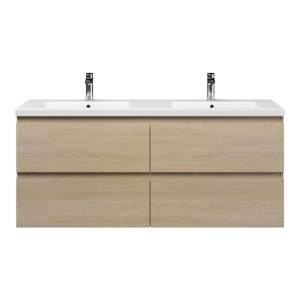 Westkapelle badmeubel 140 cm licht eiken