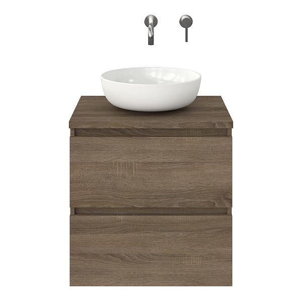 Westkapelle badmeubel 60 cm donker eiken