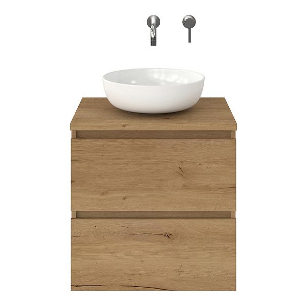 Westkapelle badmeubel 60 cm natuur eiken