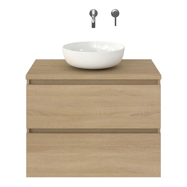 Westkapelle badmeubel 80 cm eiken licht