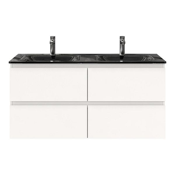 Zoutelande badmeubel 120 cm wit mat