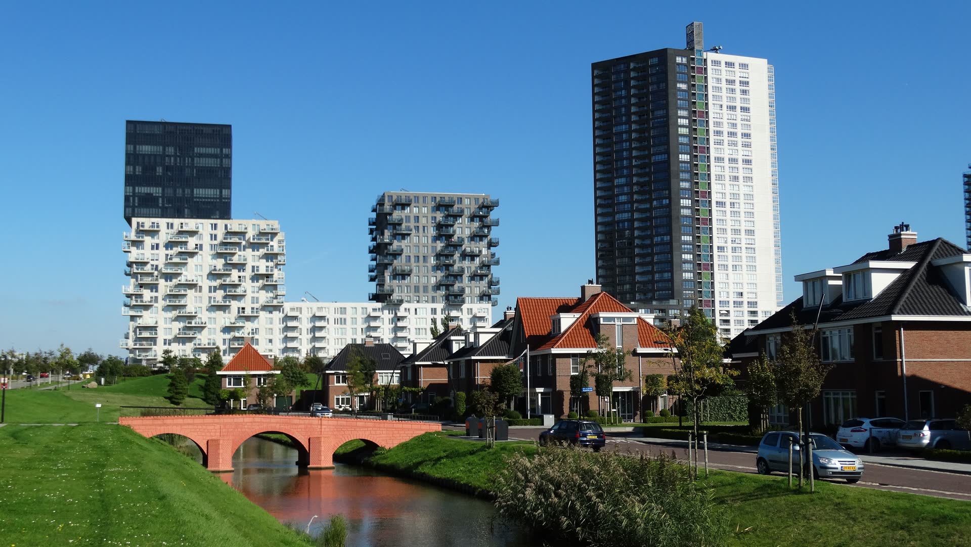 Stadsgezicht van Spijkenisse