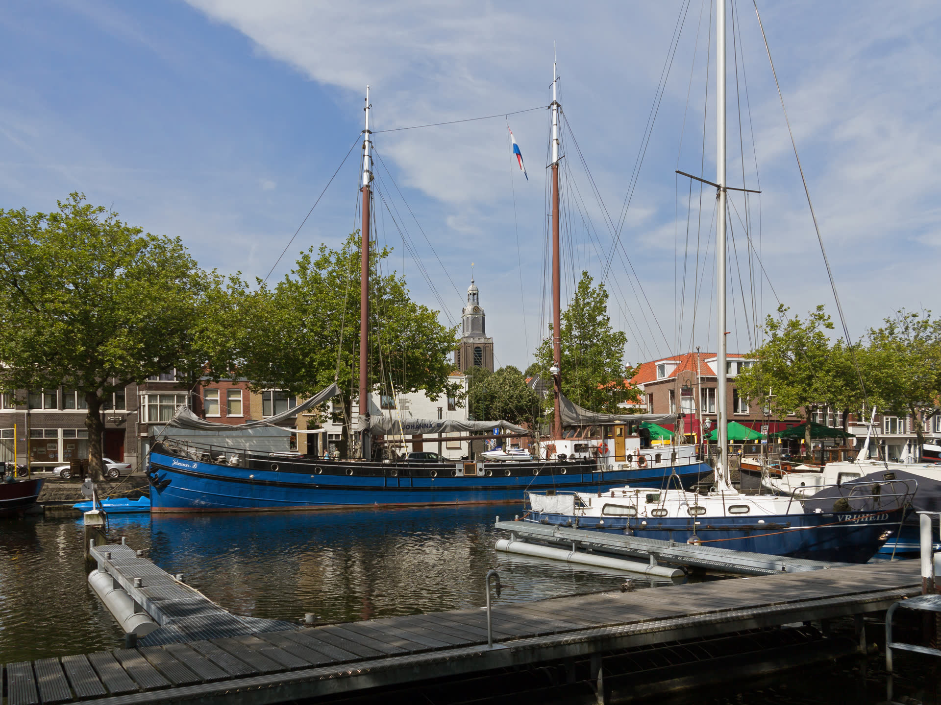 Stadsgezicht van Vlaardingen